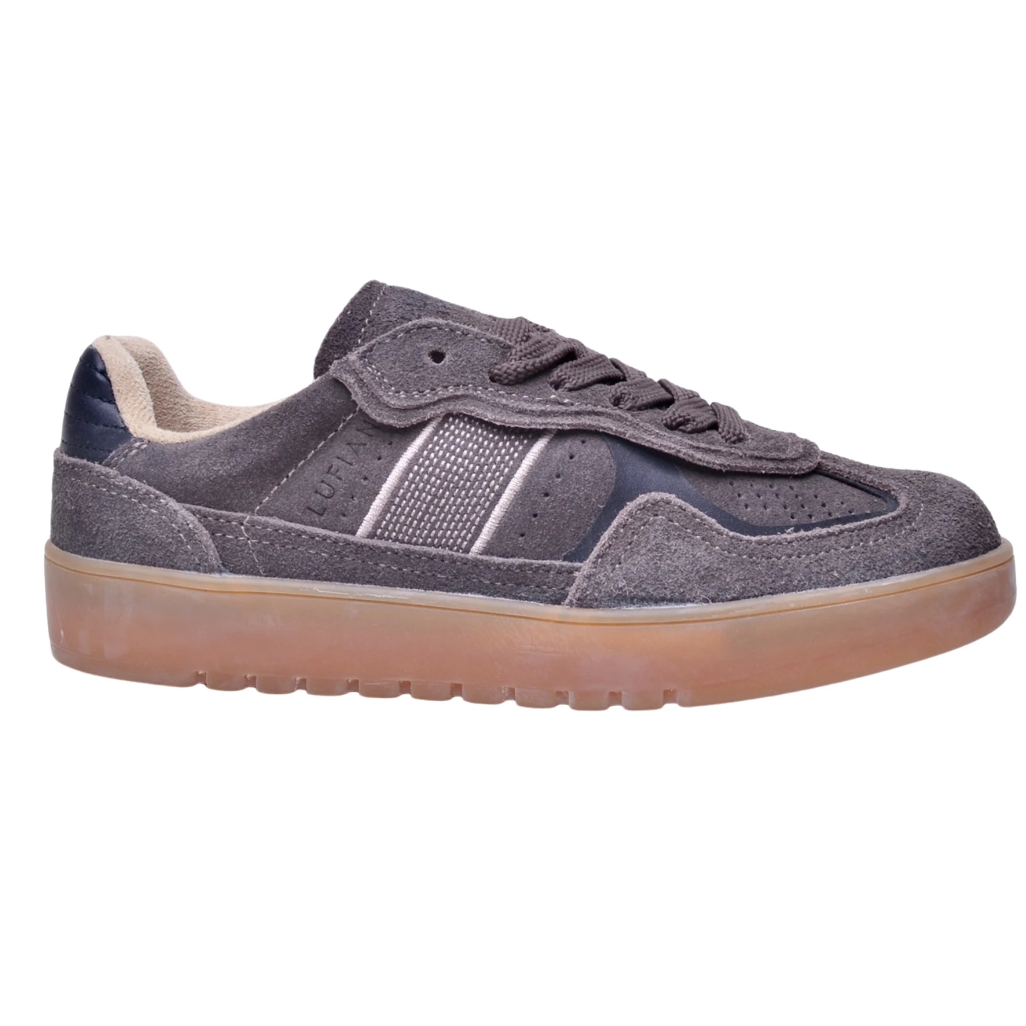 Lufian Asiya Kadın Deri Sneaker - Kahve