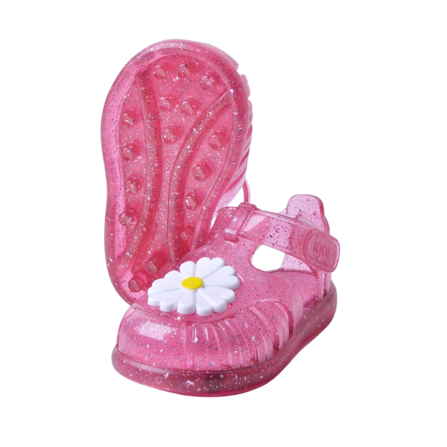 Igor S10322 Tobby Gloss Flor Çocuk Sandalet - Fuşya