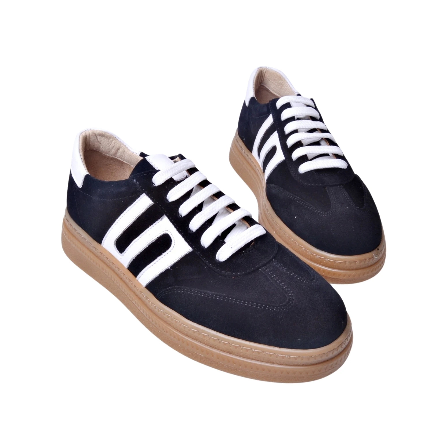 Danacı Kadın Deri Sneaker 235 - Siyah