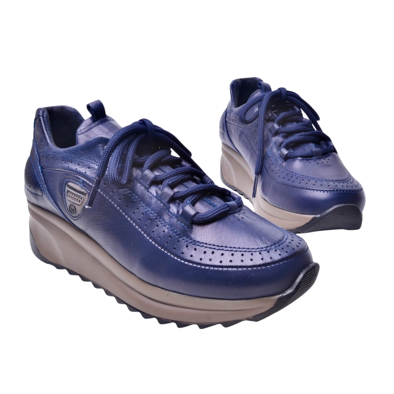 Mammamia D25KA-3660 Kadın Deri Ayakkabı - Lacivert