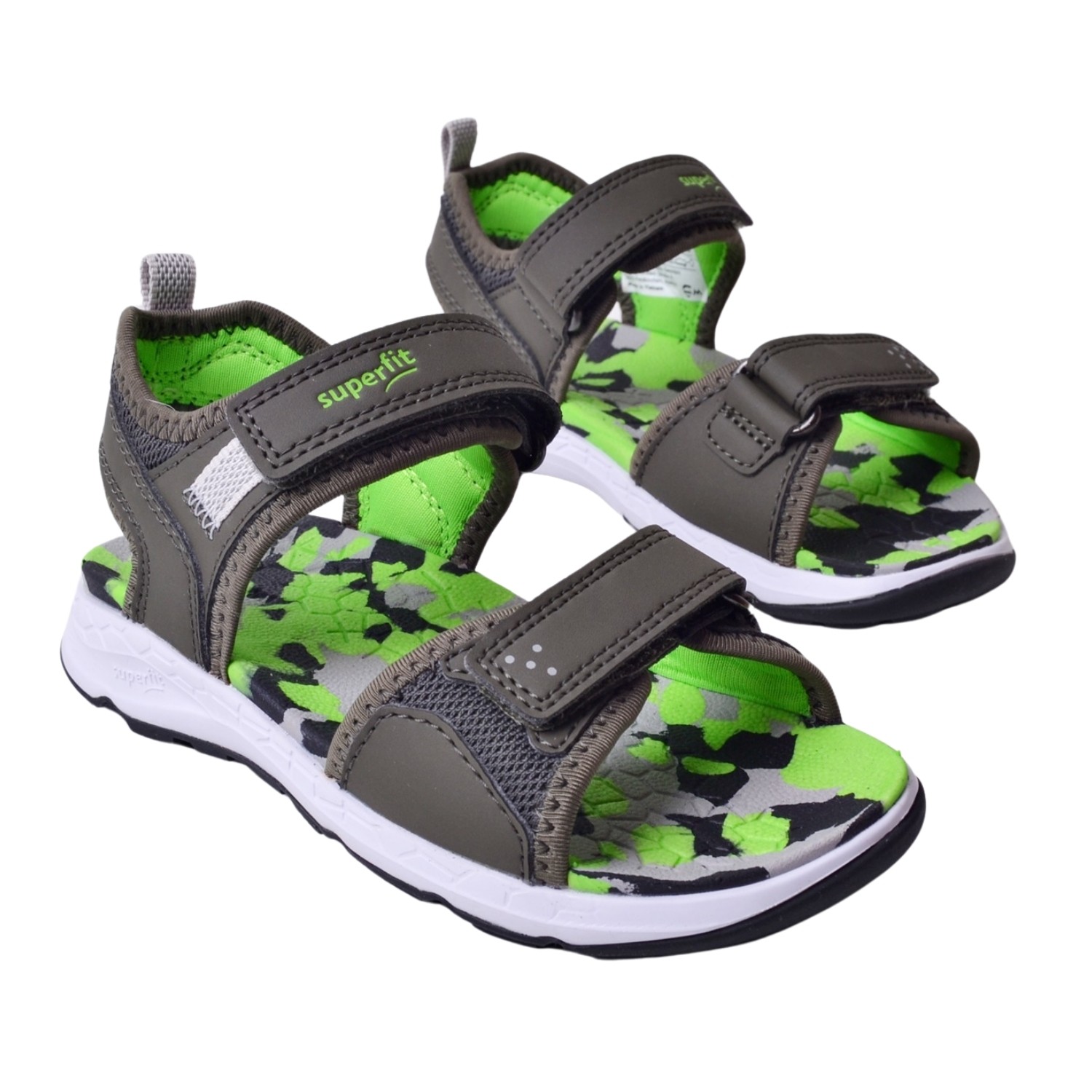 Superfit Criss Cross Çocuk Aqua Sandalet - Yeşil