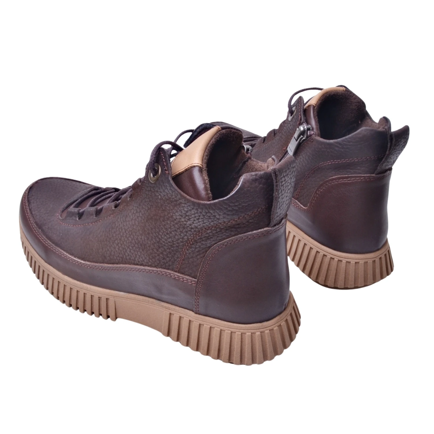 Mammamia Kadın Deri Spor Bot D25KB-4525 - Kahve