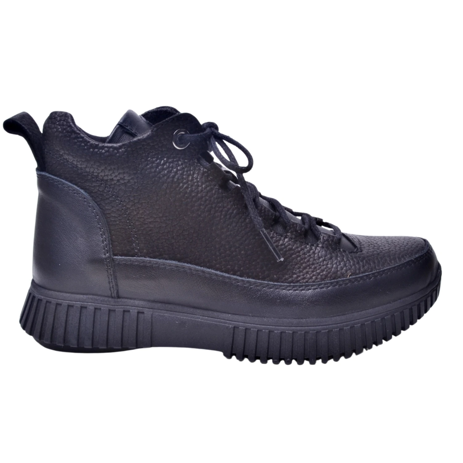 Mammamia Kadın Deri Spor Bot D25KB-4525 - Siyah