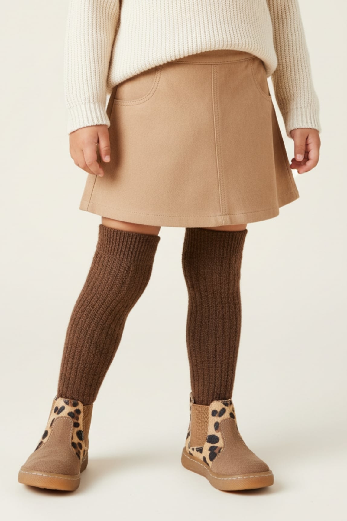 Merli&Rose Chelsea Deri Ortopedik Bebek Bot - Leopar