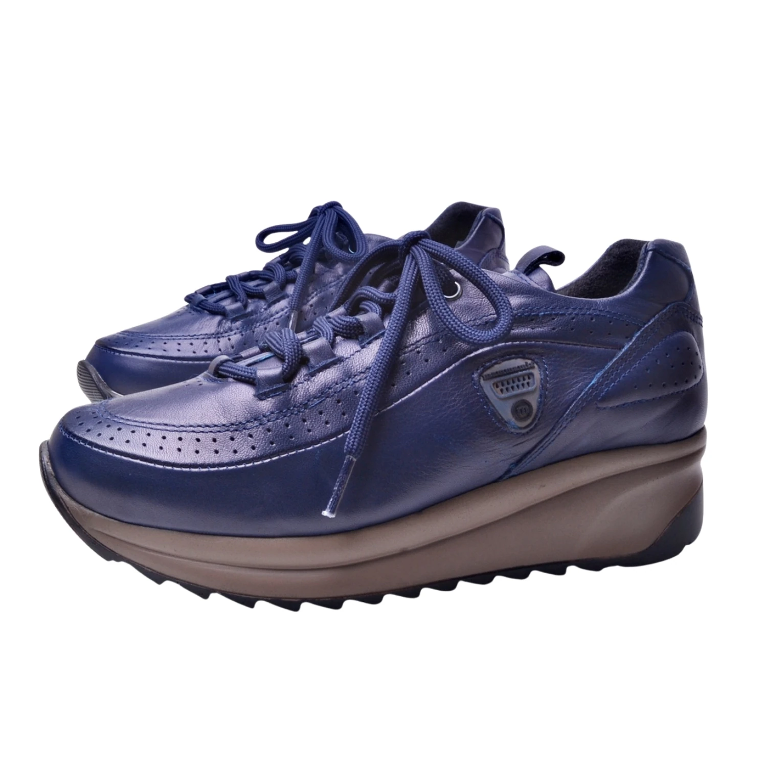 Mammamia D25KA-3660 Kadın Deri Ayakkabı - Lacivert