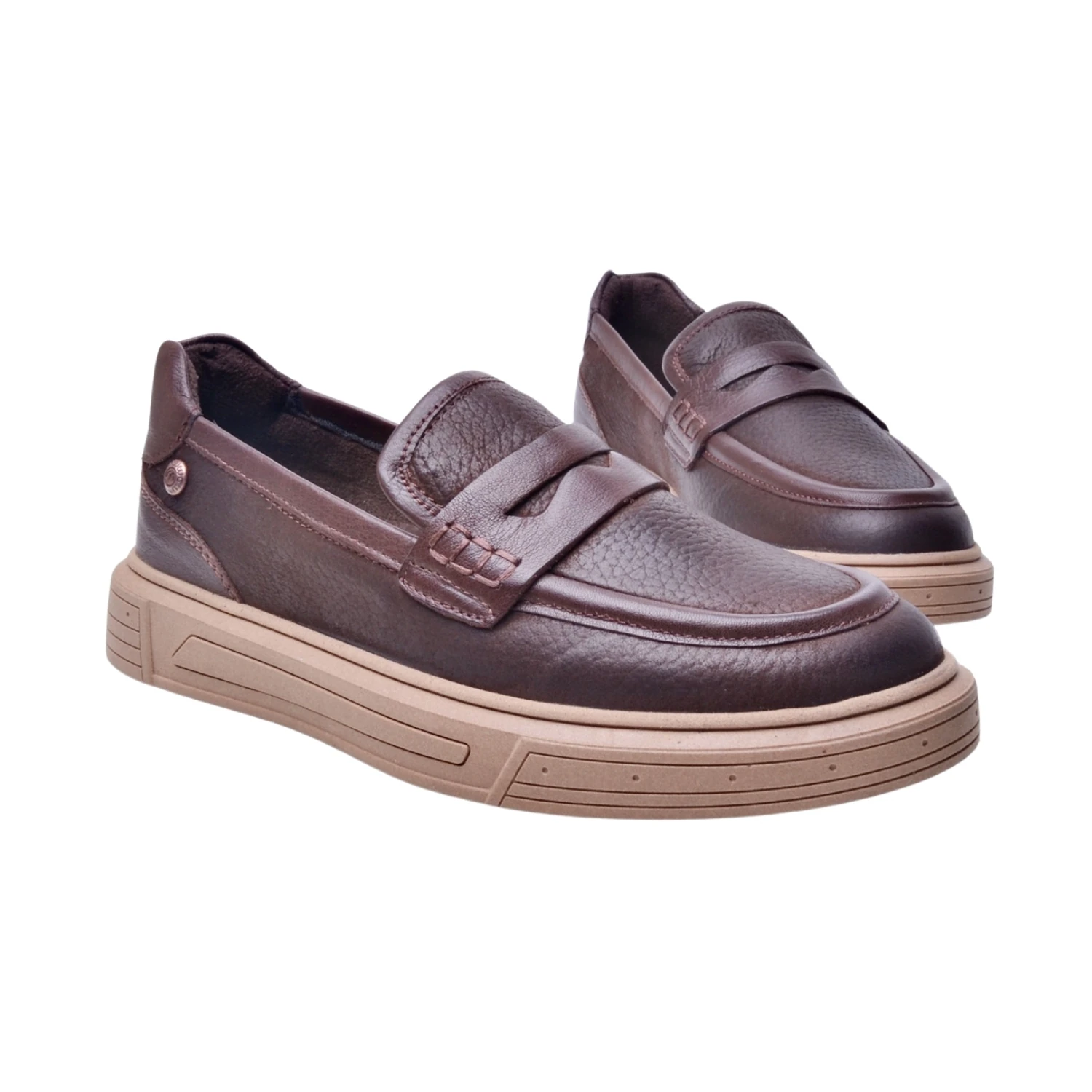 Mammamia Kadın Deri Ayakkabı D25KA-3620 - Kahve