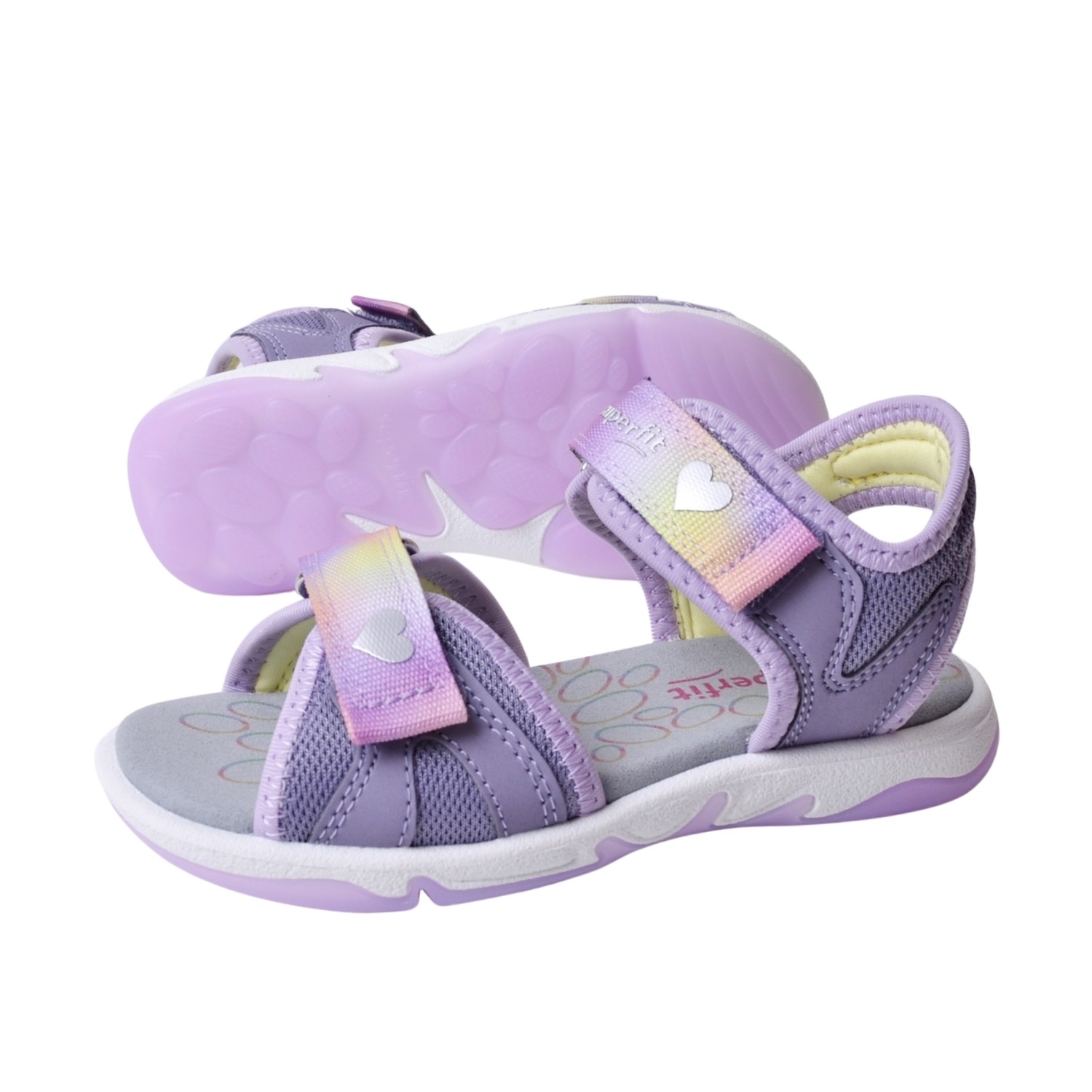 Superfit Pebbles Çocuk Aqua Sandalet - Lila