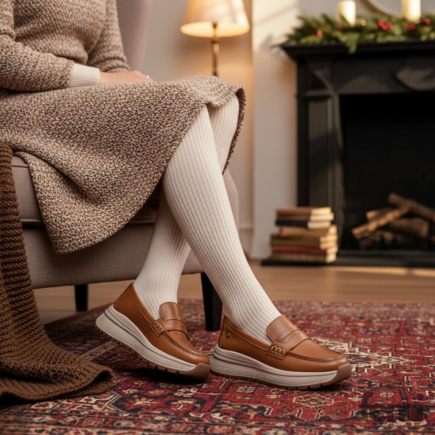 Mammamia Kadın Deri Ayakkabı D25KA-3815 - Taba