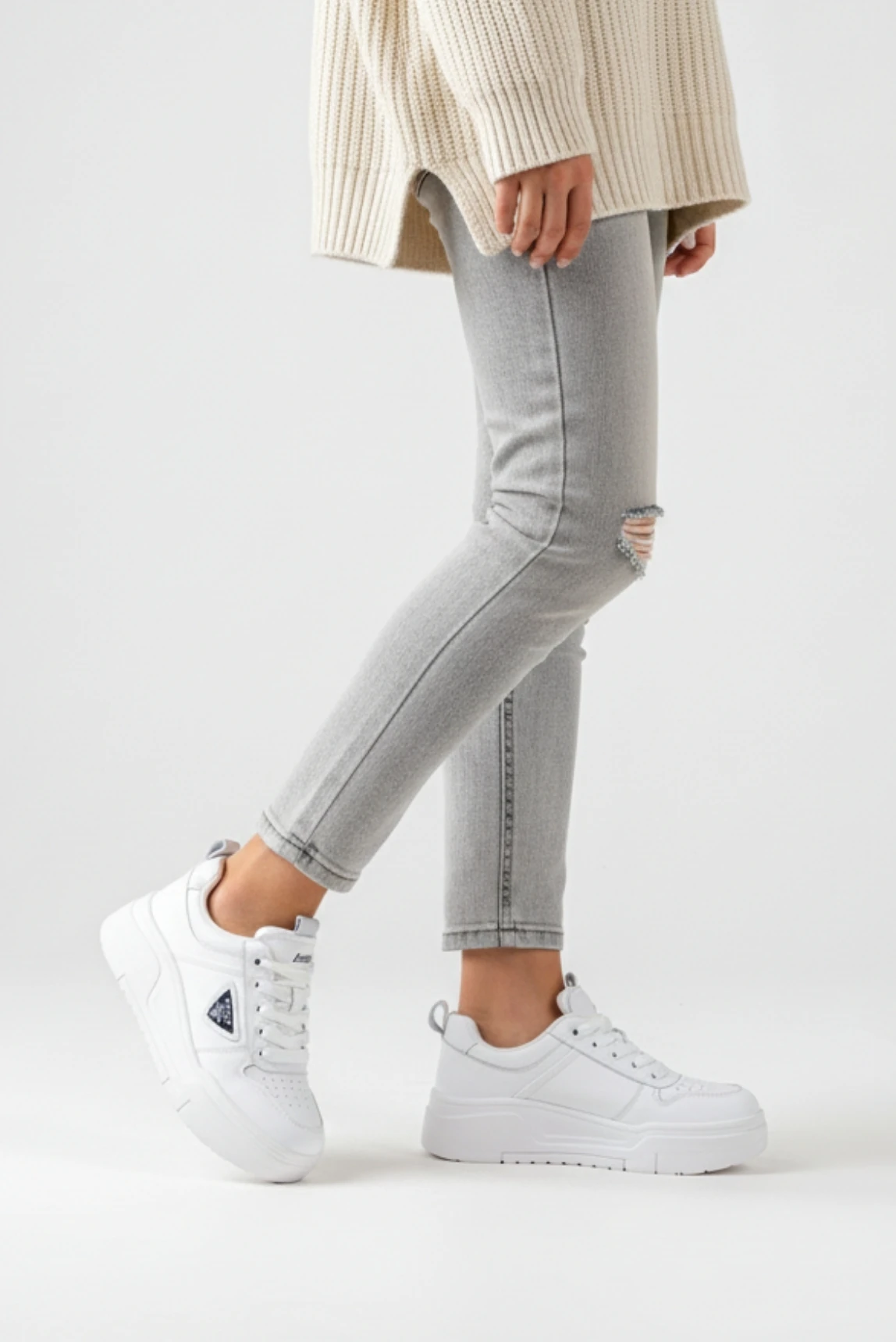 Lufian Jennifer Kadın Sneaker Ayakkabı 122230 - Beyaz