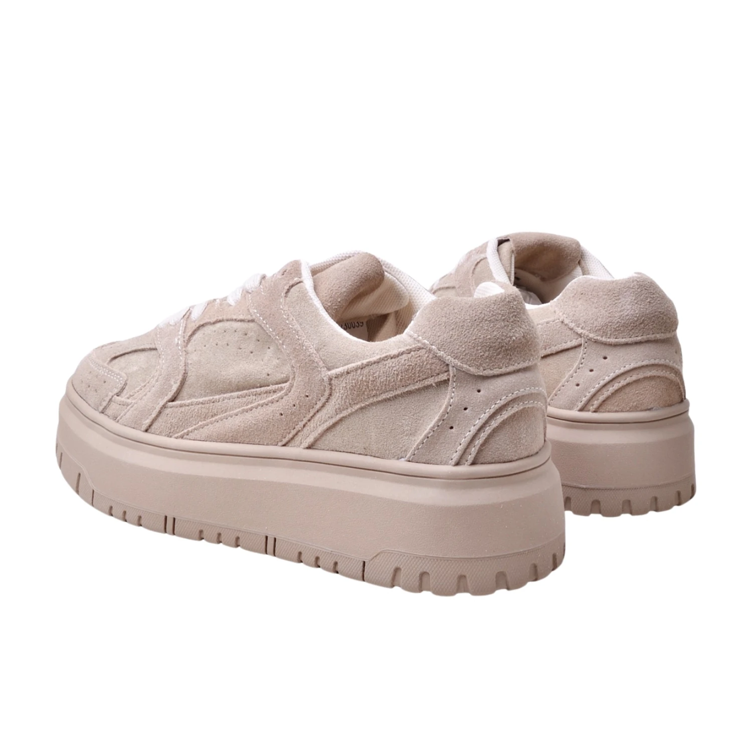 Lufian Kay Kadın Deri Sneaker - Bej