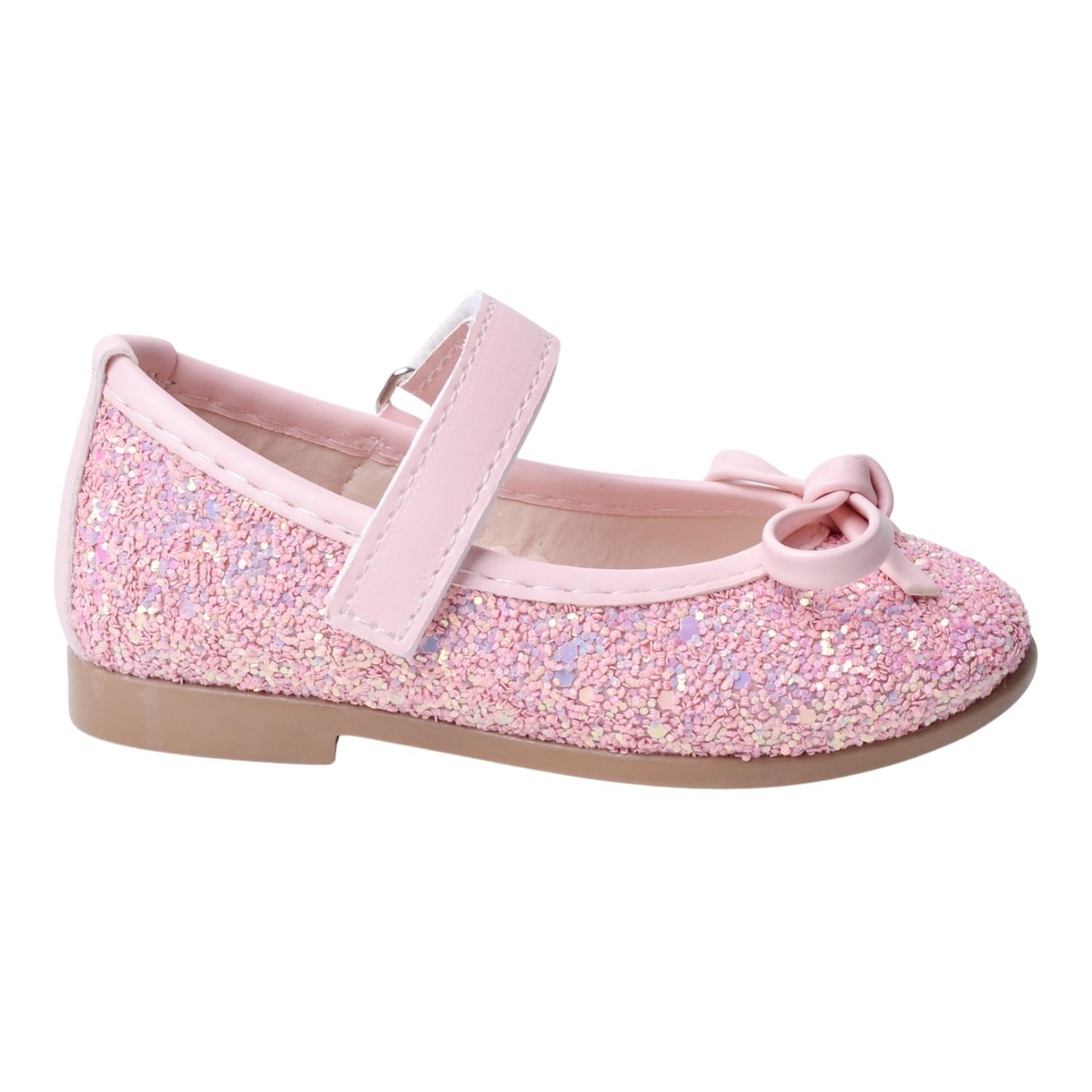 Merli&Rose Bebek Simli Fiyonklu Babet  - Pembe