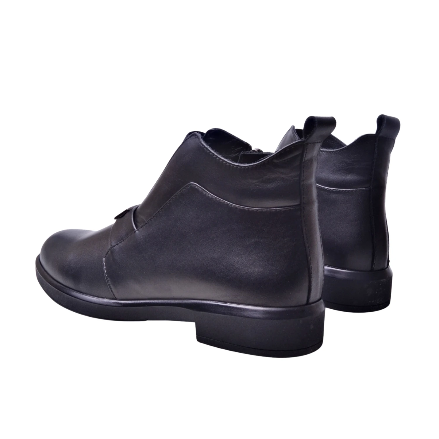 Albini Kadın Deri Kısa Bot 26103457K - Siyah