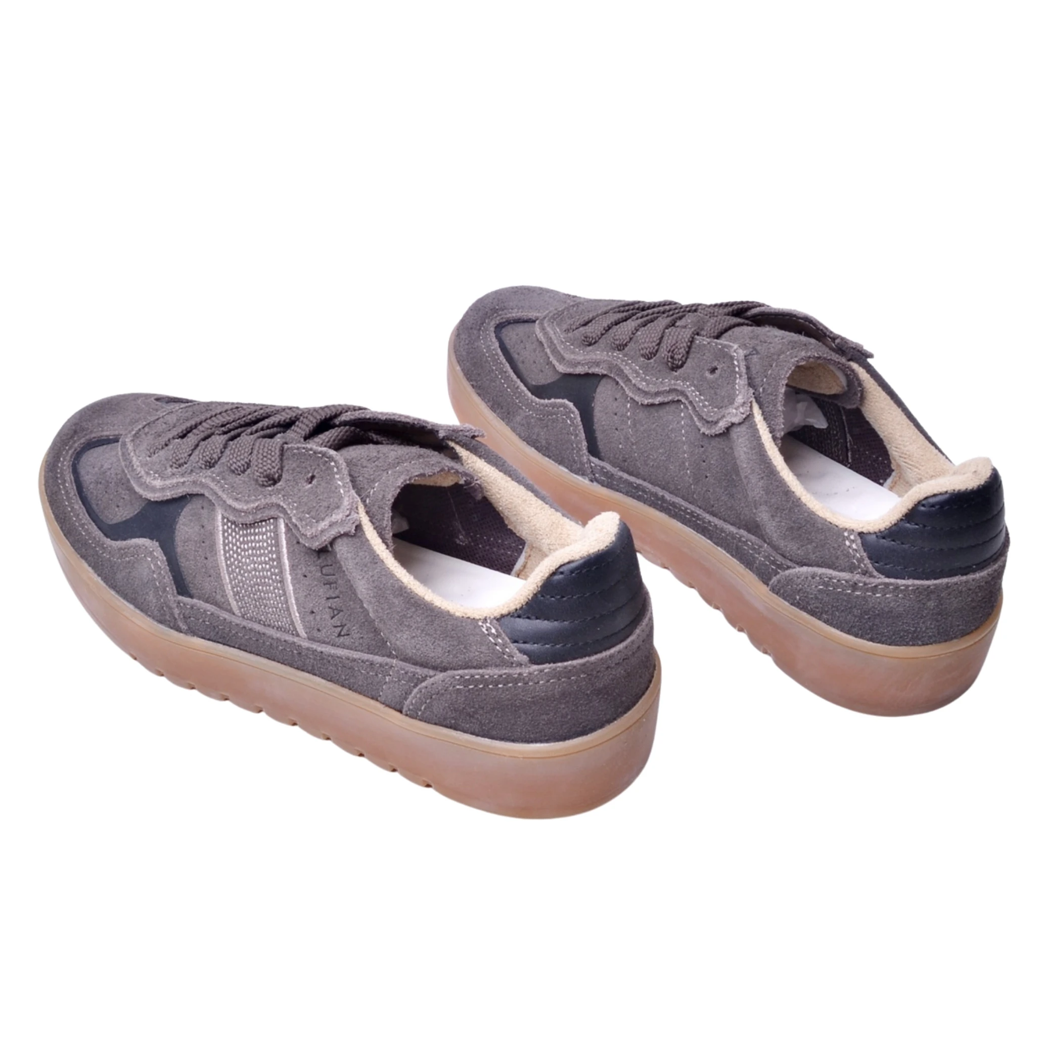 Lufian Asiya Kadın Deri Sneaker - Kahve