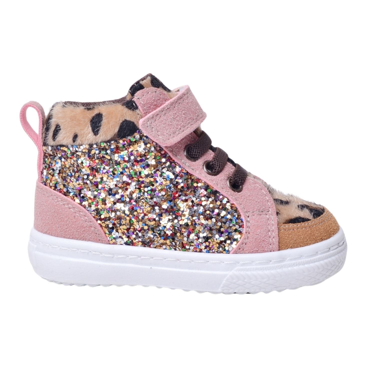 Merli&Rose 138 Shine Leopar Kız Çocuk Bot - Pembe