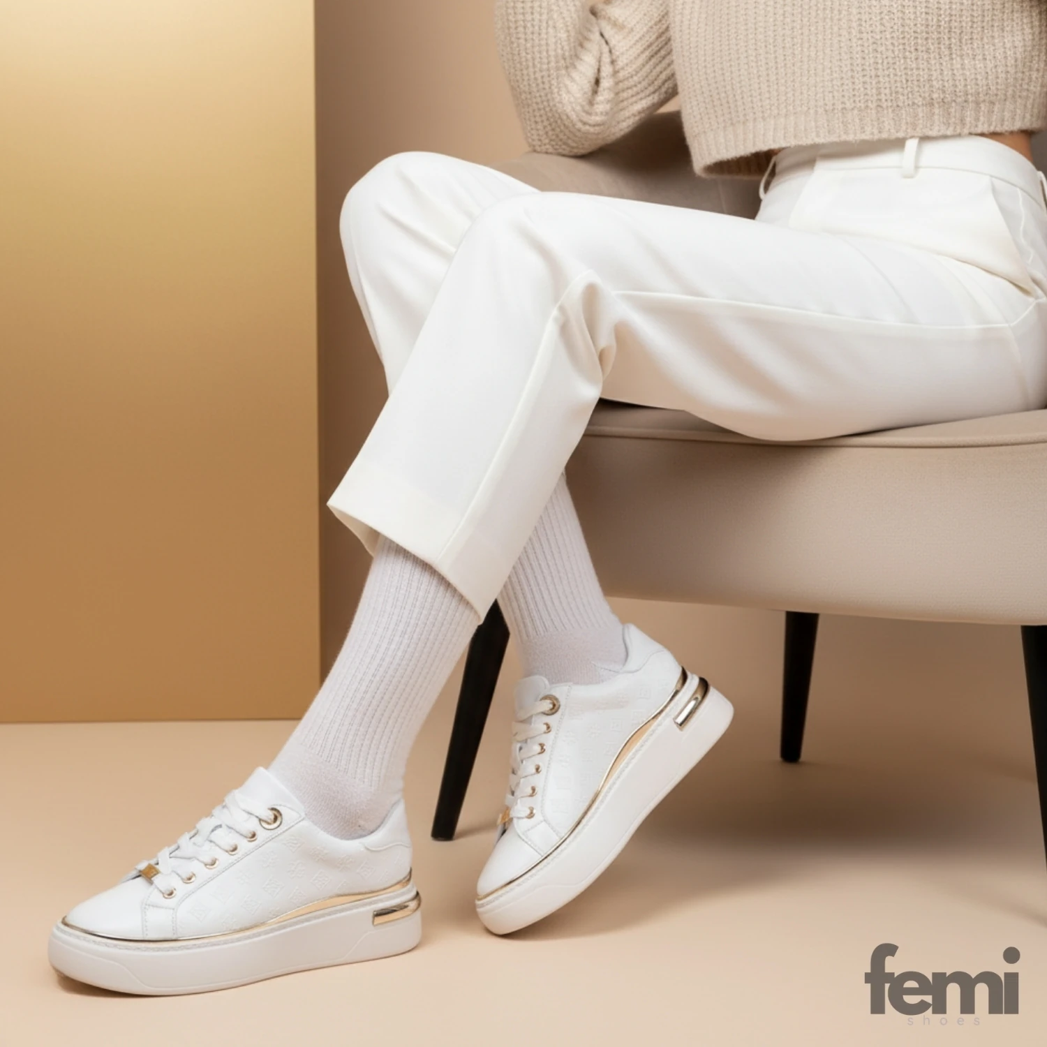 Kuum Kadın Spor Ayakkabı K732559 - Beyaz