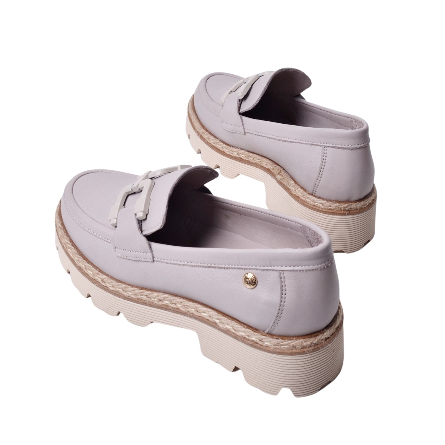 Mammamia Kadın Loafer Ayakkabı Deri D25YA-3770  - Vizon
