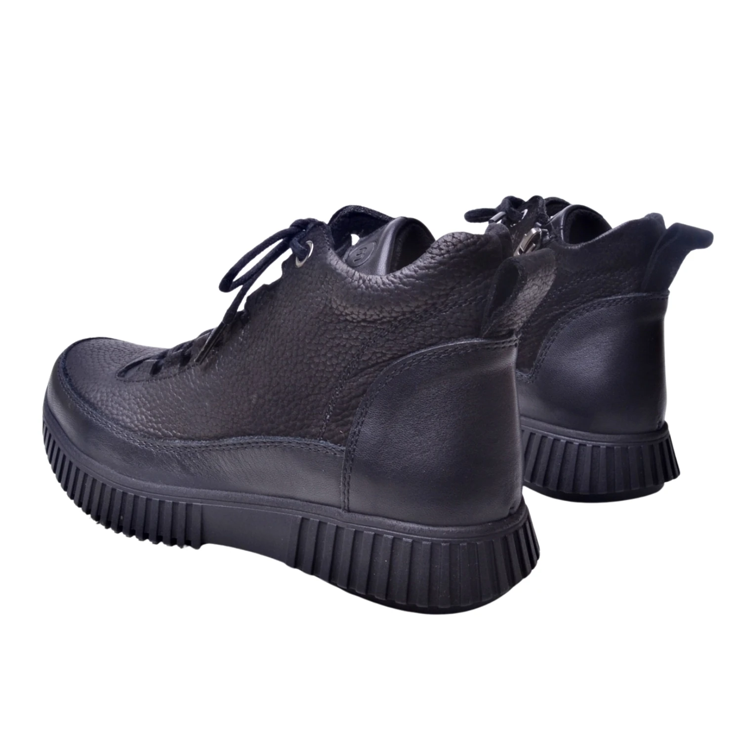 Mammamia Kadın Deri Spor Bot D25KB-4525 - Siyah