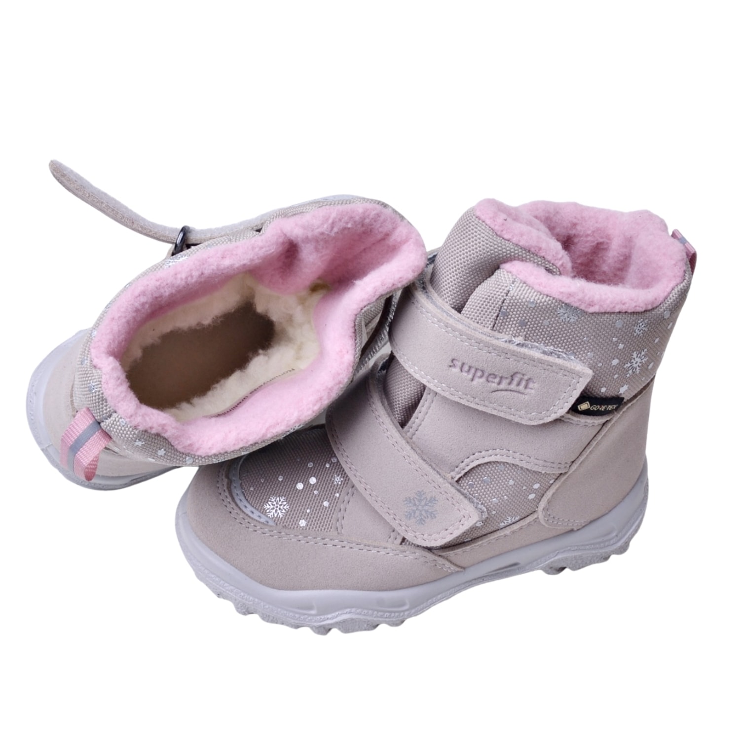 Superfit Husky1 Gore-Tex (Su Geçirmez) Çocuk Yünlü Bot - Bej