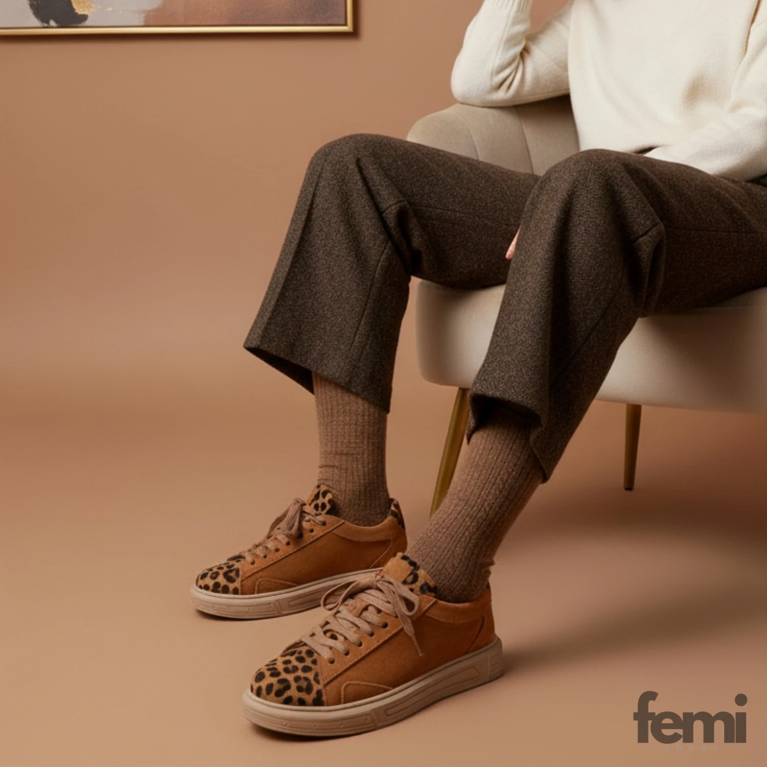 Mammamia Kadın Deri Ayakkabı D25KA-3625 - Taba