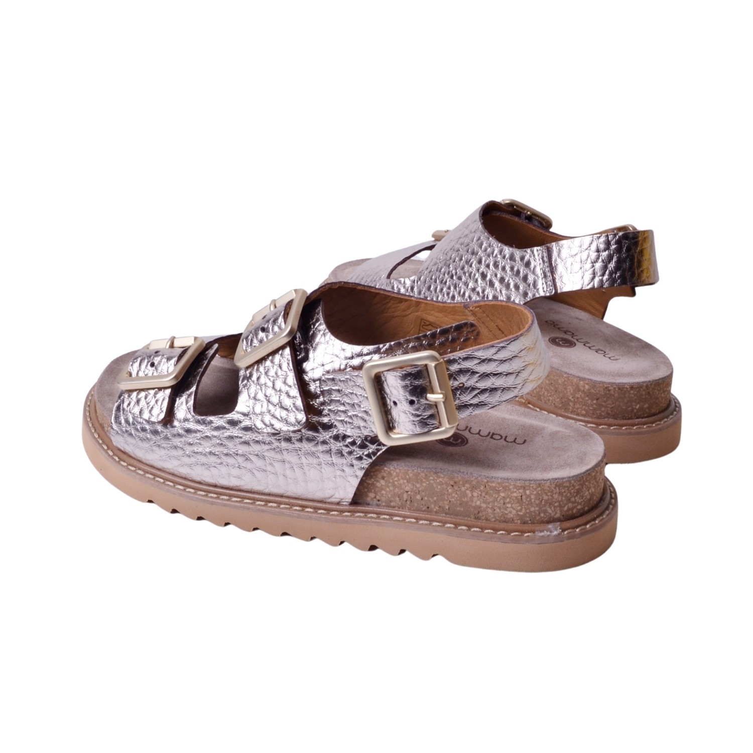 Mammamia Kadın Deri Sandalet D25YS-2630 - Bakır