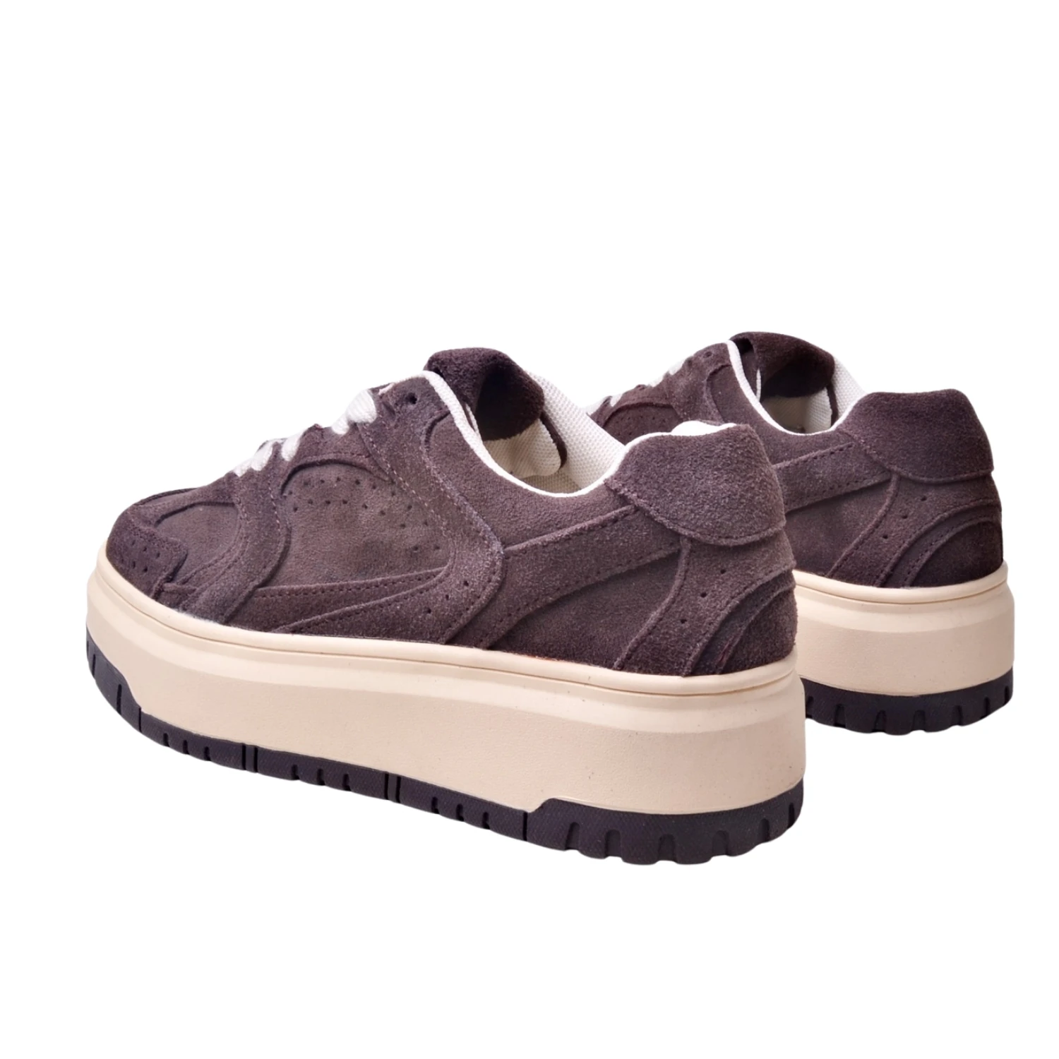 Lufian Kay Kadın Deri Sneaker - Kahve