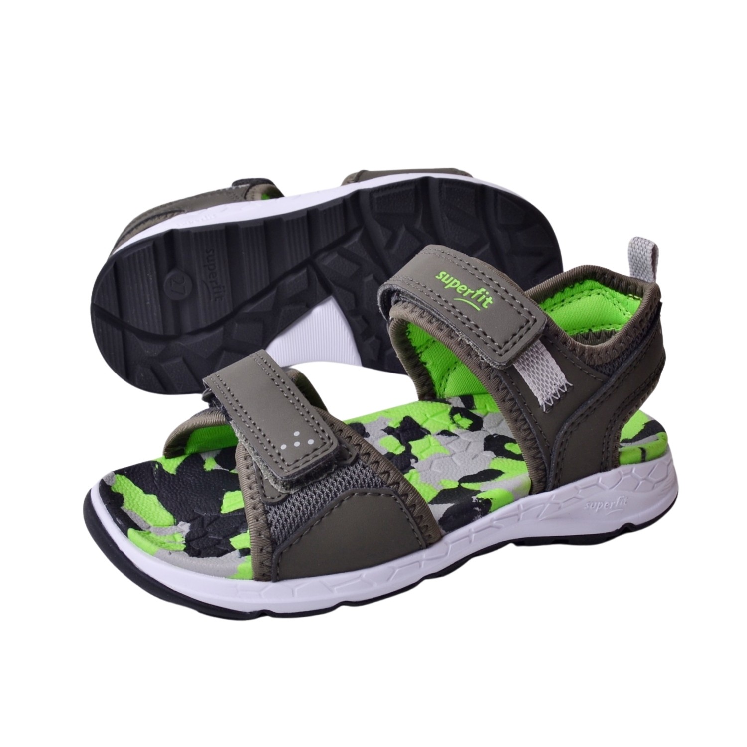 Superfit Criss Cross Çocuk Aqua Sandalet - Yeşil