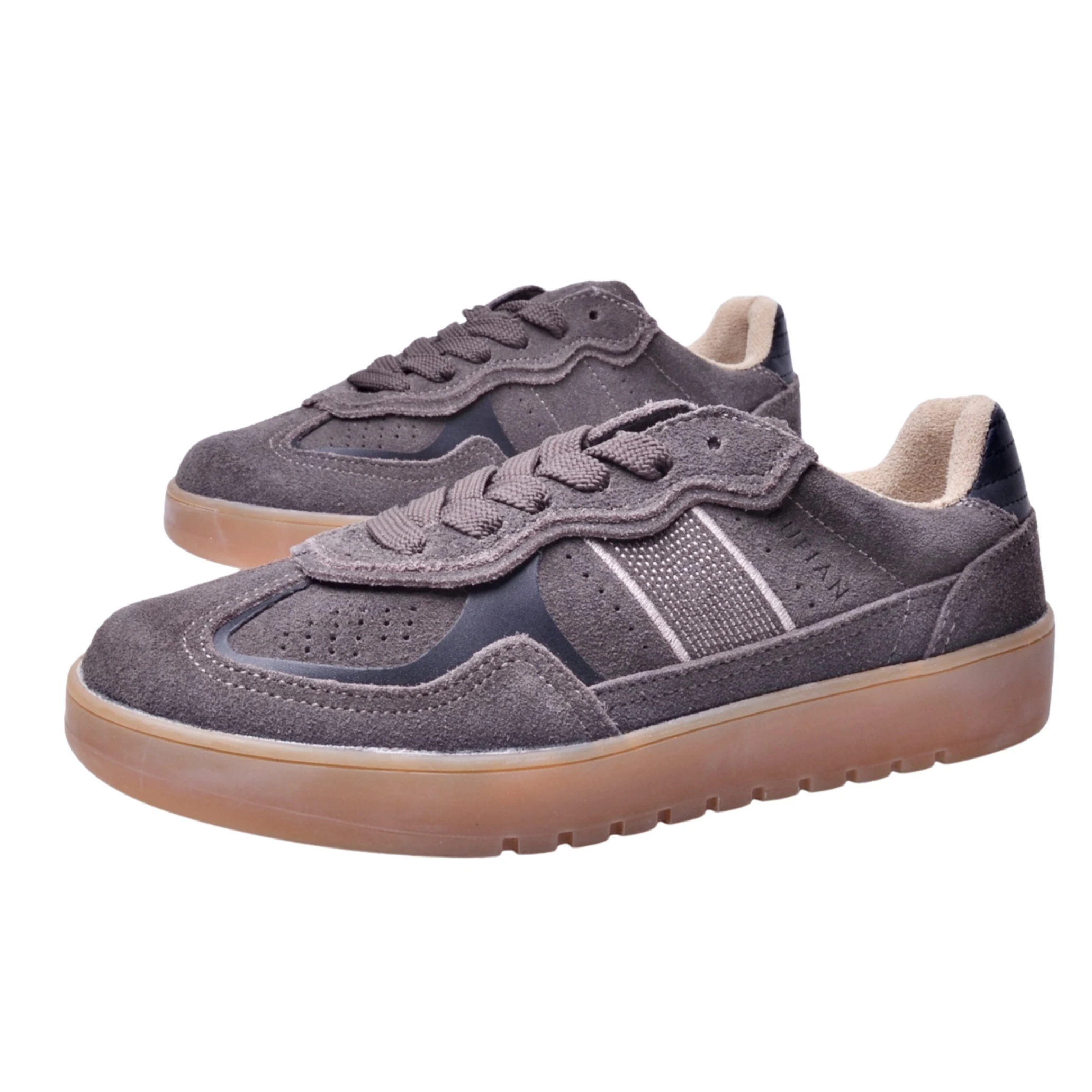 Lufian Asiya Kadın Deri Sneaker - Kahve