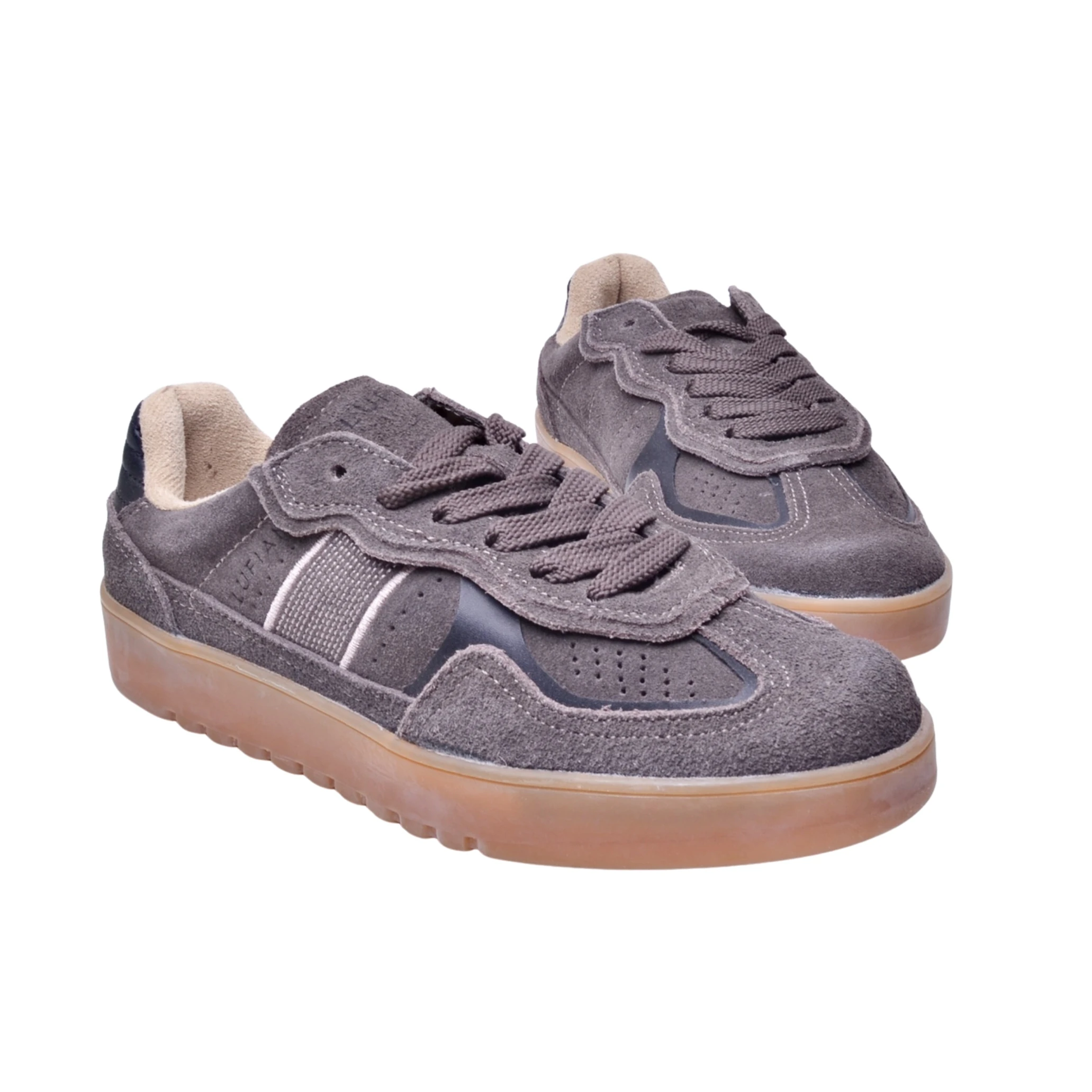 Lufian Asiya Kadın Deri Sneaker - Kahve