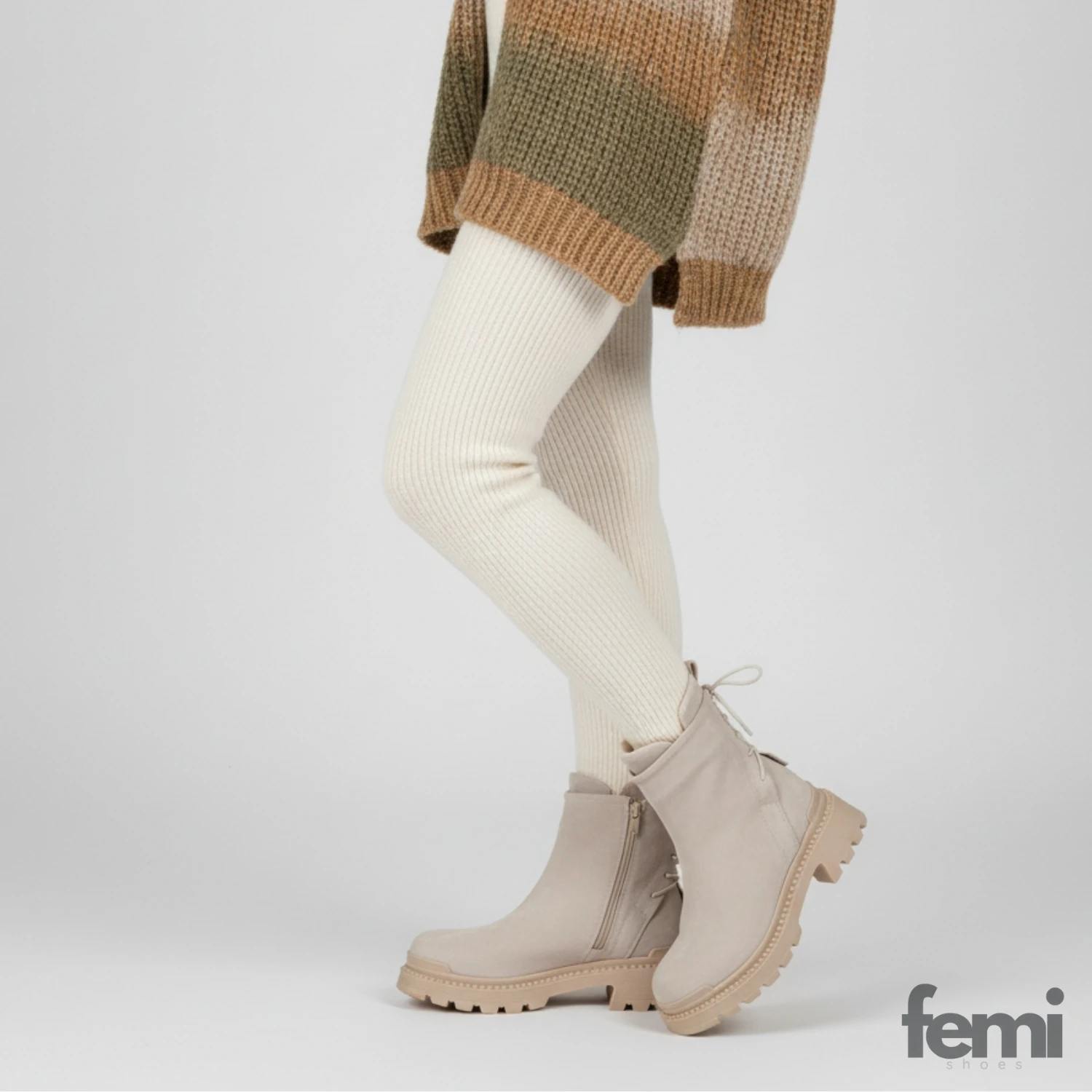 Albini Kadın Deri Postal Bot 25100003K - Bej