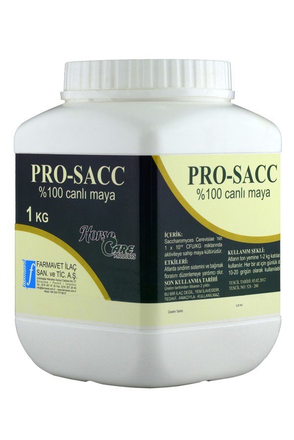 PRO-SACC  (Atlarda Sindirimde  ve Yemden Yararlanmada Yardımcı Olur)