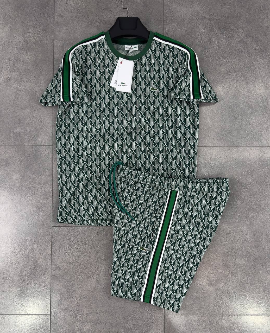 Lacoste Monogram Yazlık Takım - Yeşil