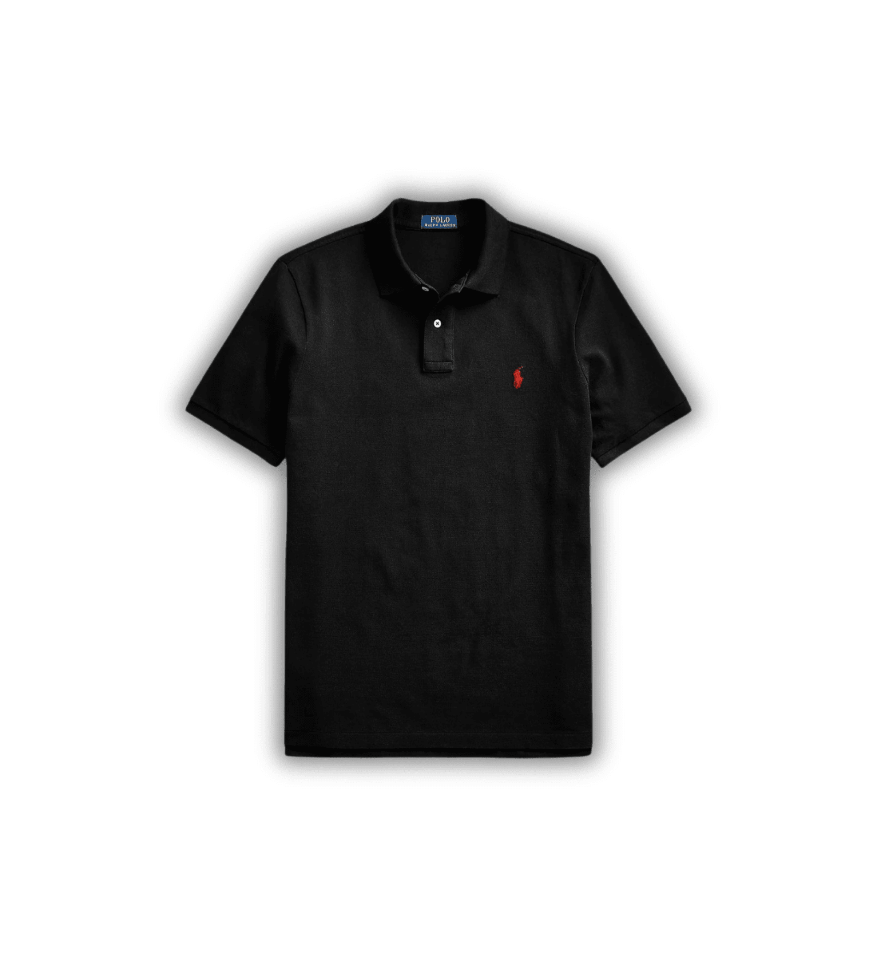The Iconic Mesh Polo T-Shirt - Black