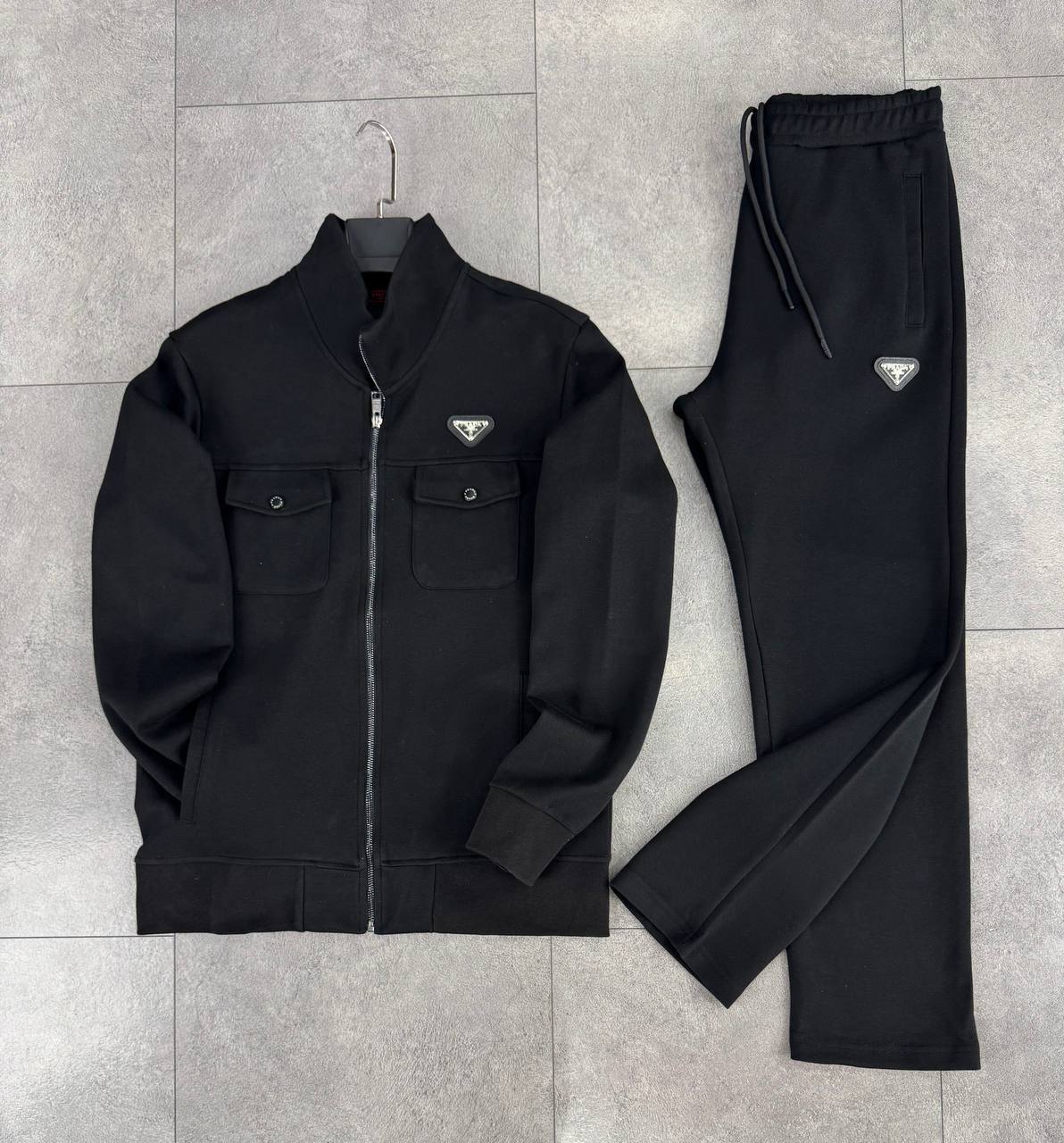 Double Pocket Tracksuit - Siyah