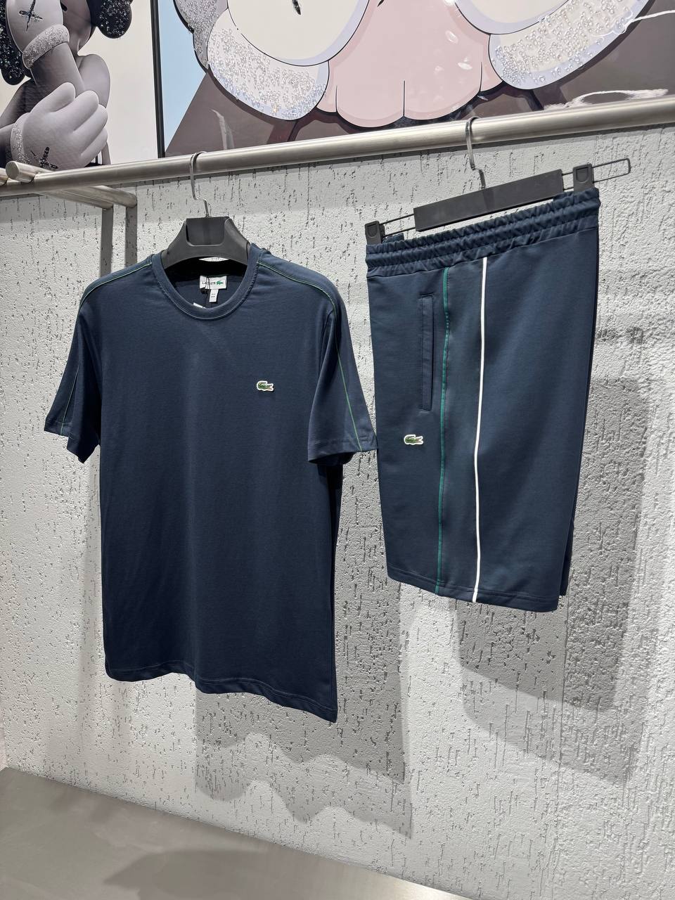Lacoste Essential Classic Yazlık Takım - Lacivert