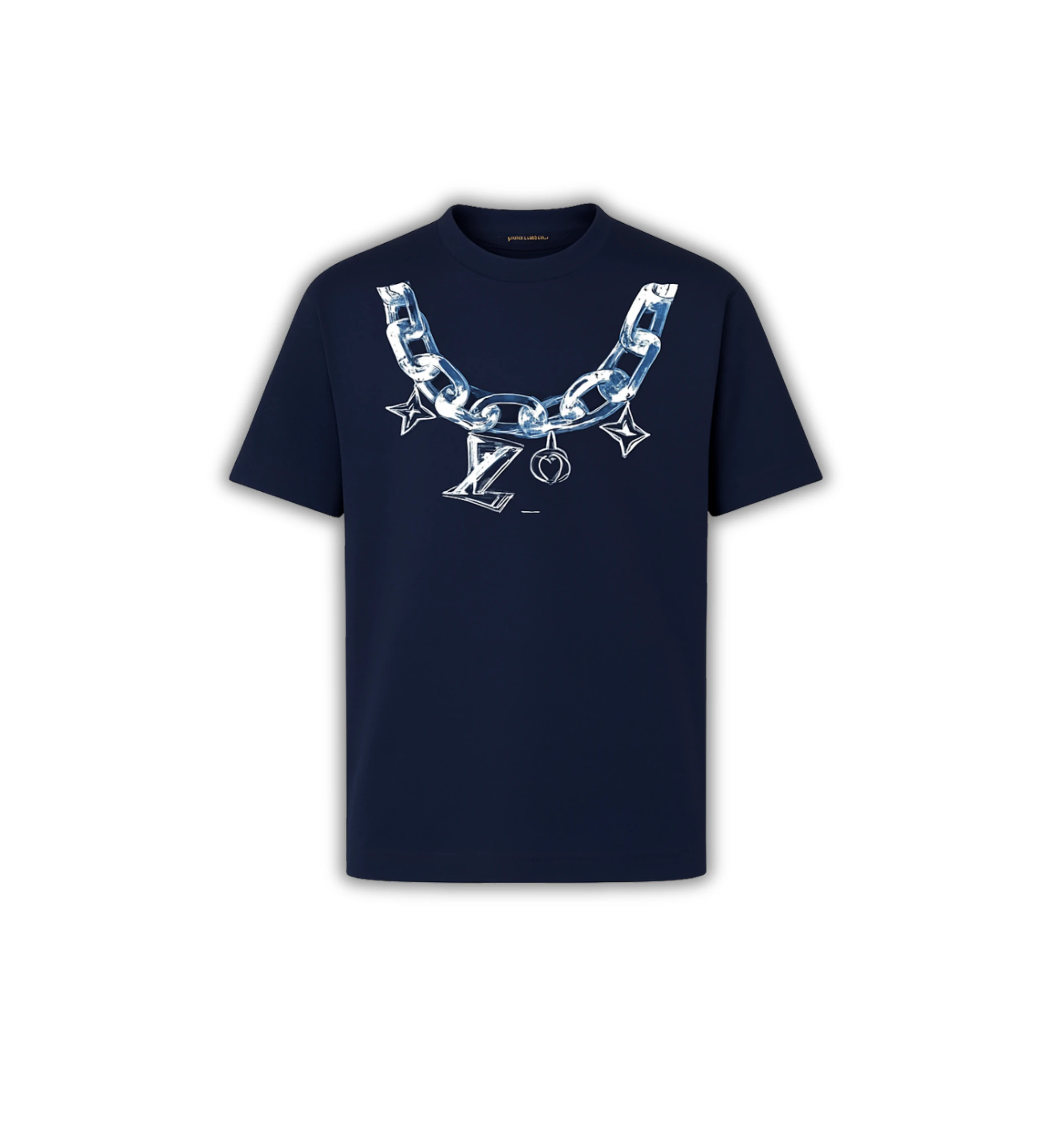  Chain Premium T-shirt - Lacivert