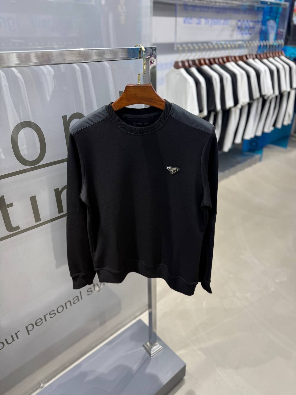 Triangle Sweatshirt - Siyah