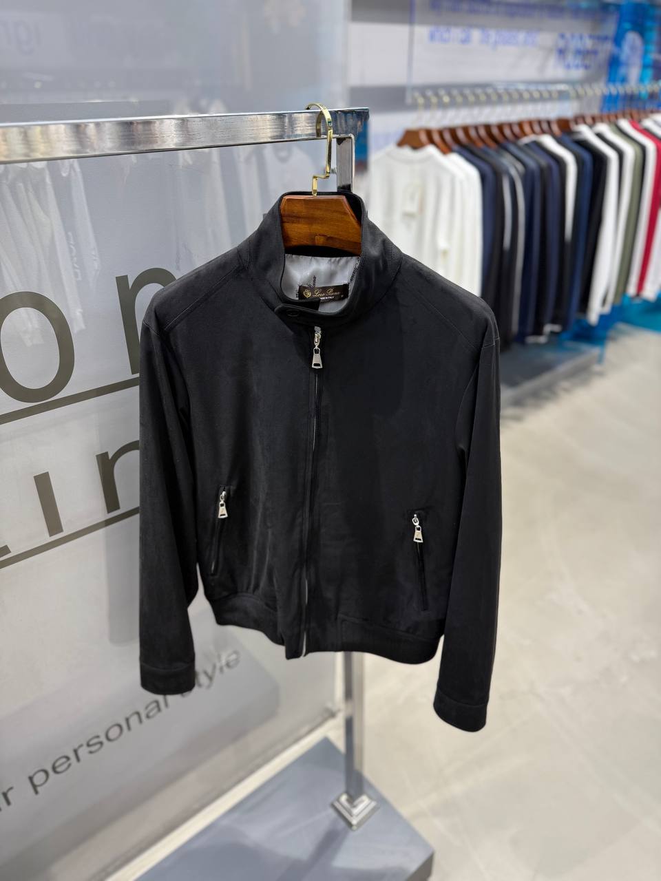 LP Süet Jacket - Siyah