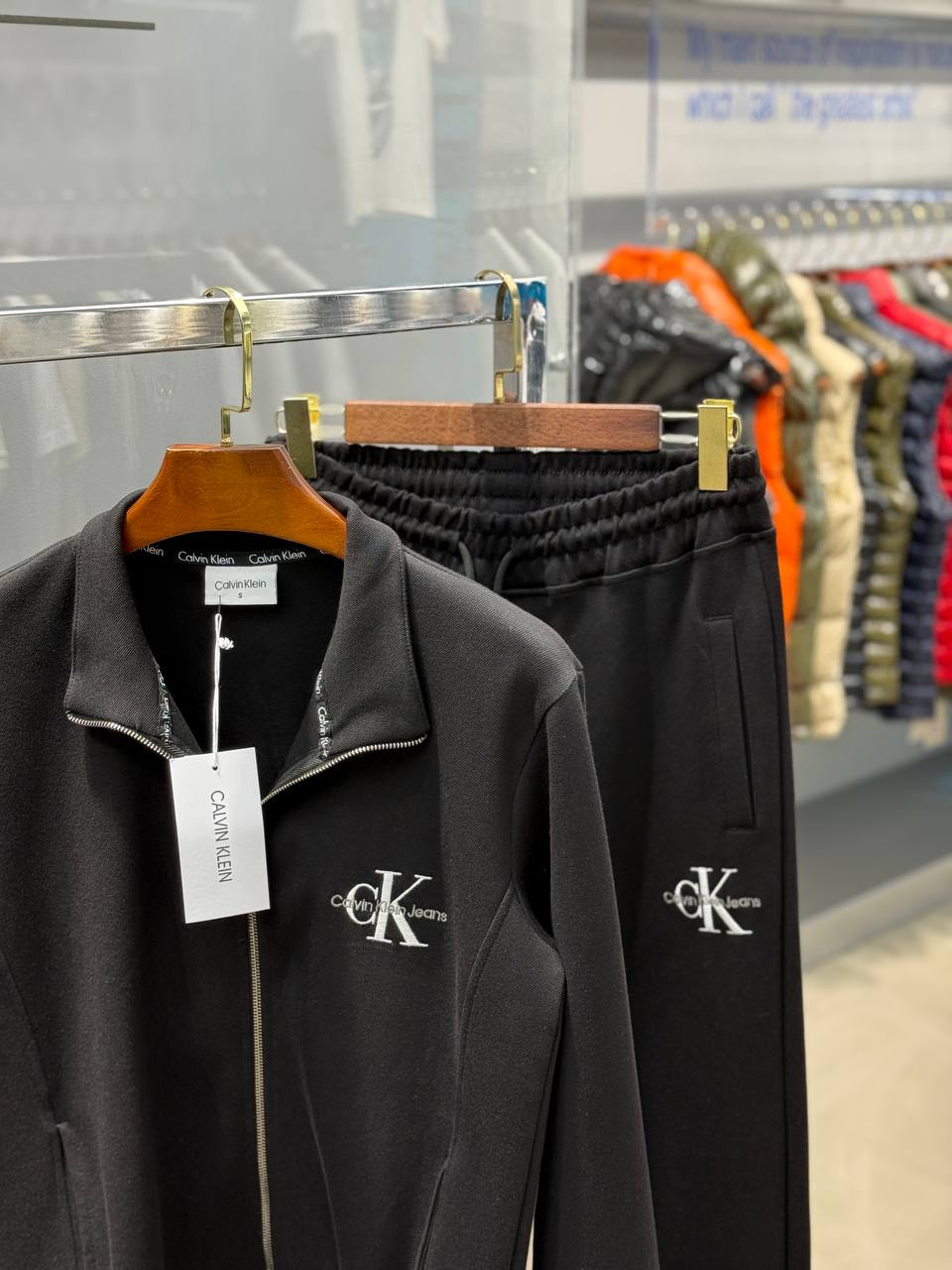 CK Silver Zip Tracksuit
