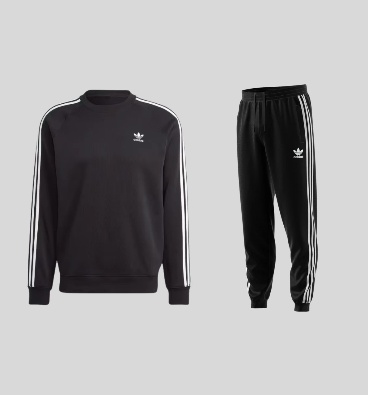 Classic Sweatshirt Tracksuit - Siyah