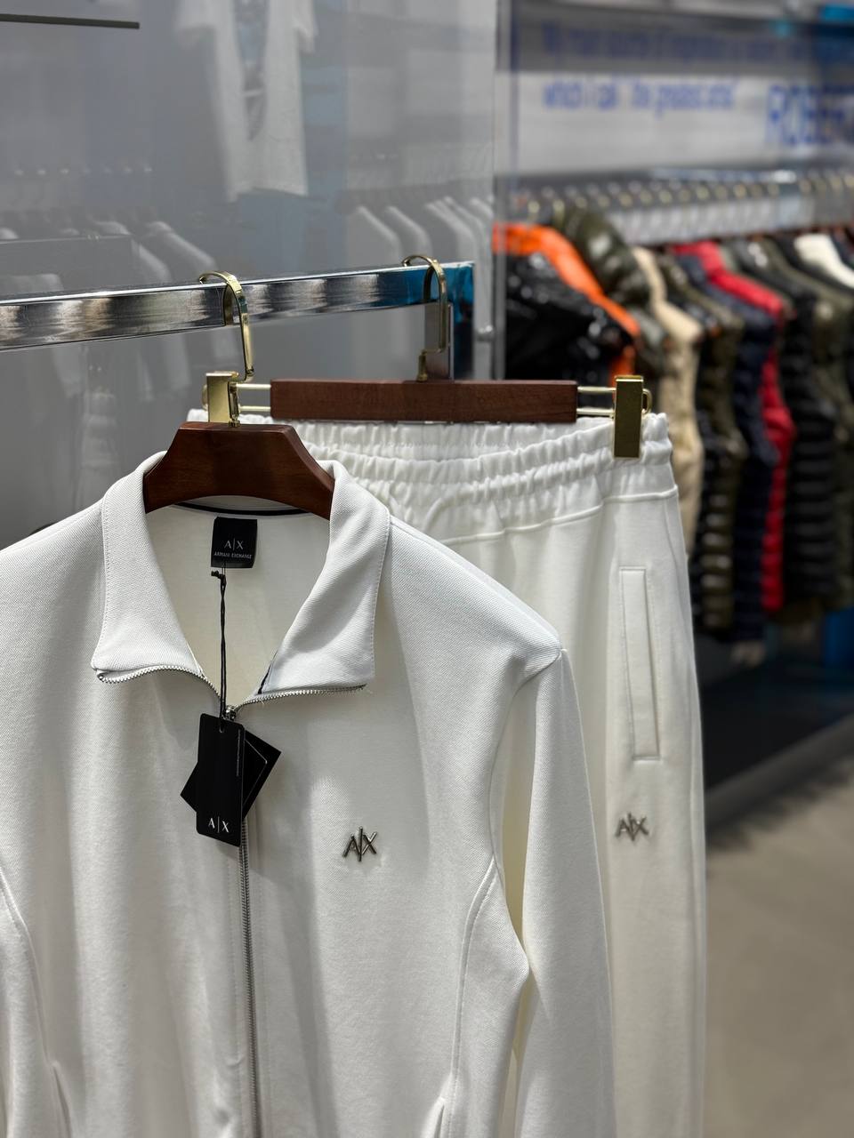 A. Silver Logo Tracksuit