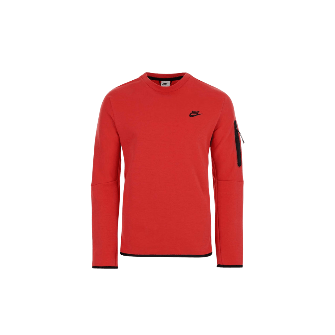 Tech Fleece Crew Sweatshirt - Kırmızı