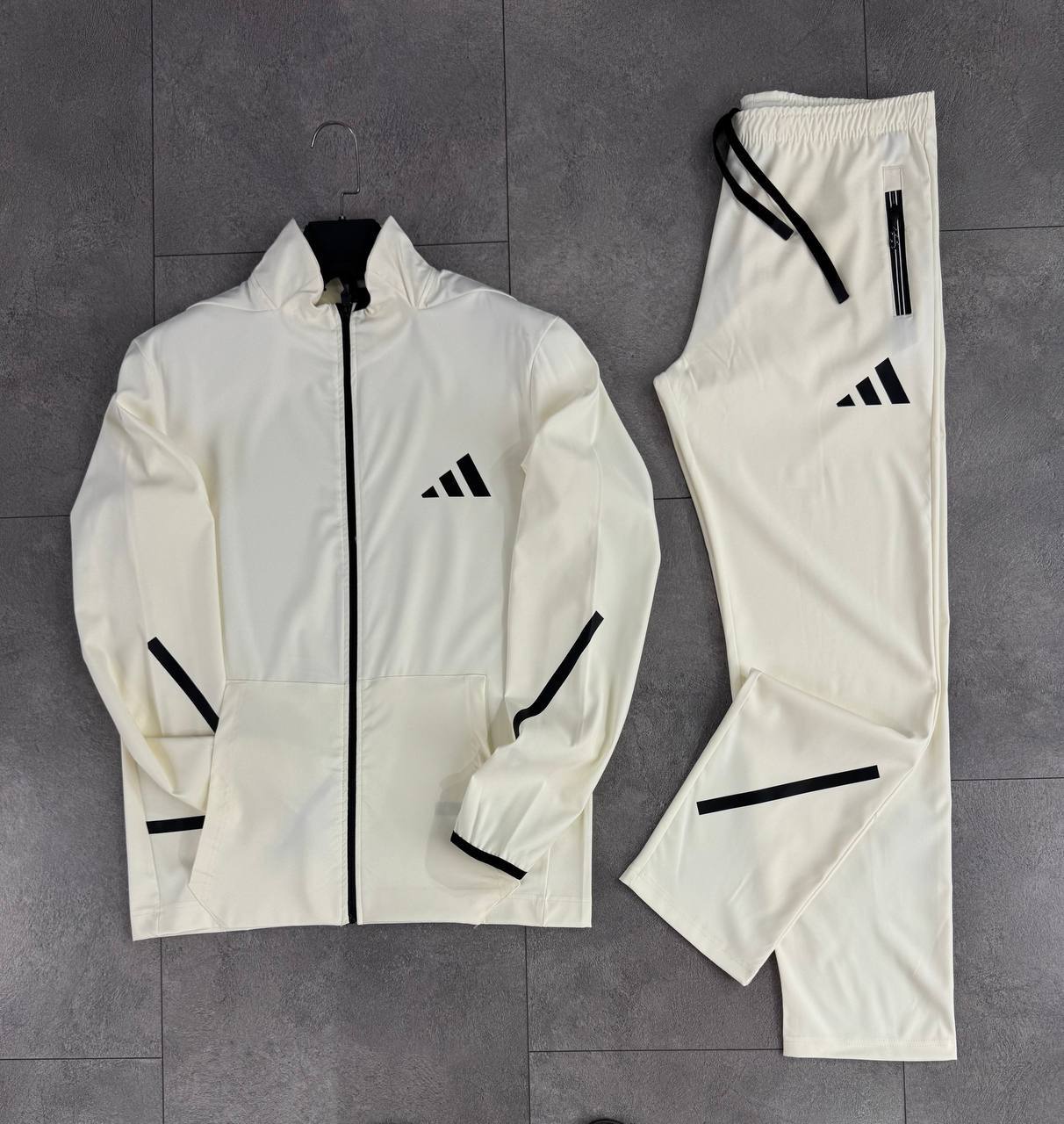 Adidas ZNE Fabric Tracksuit - Beyaz