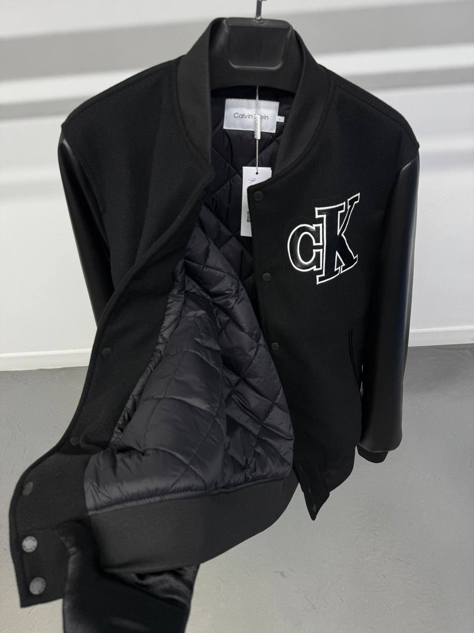 CK Leather Arms Jacket