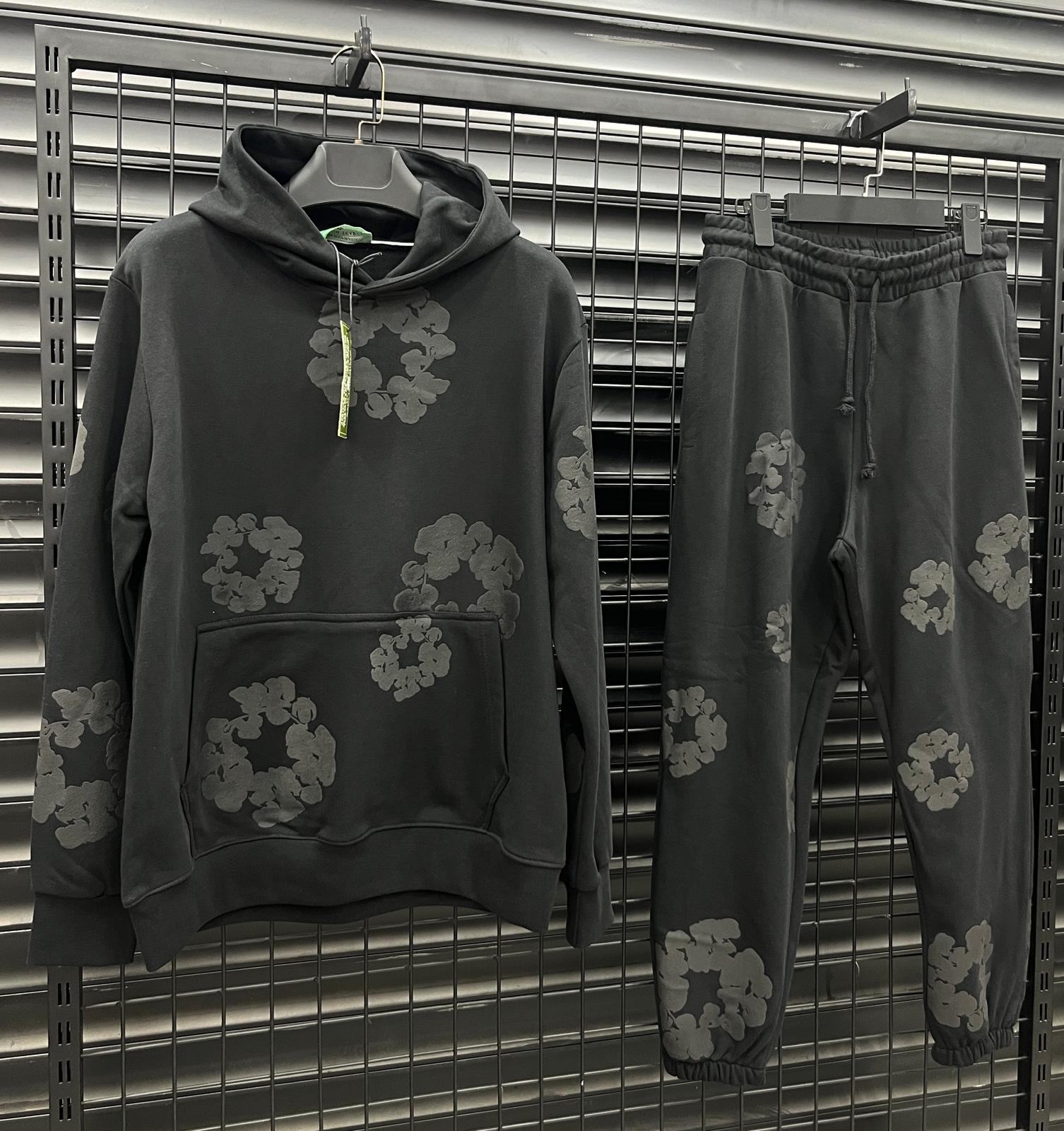 DT Hoodie Tracksuit - Siyah x Siyah