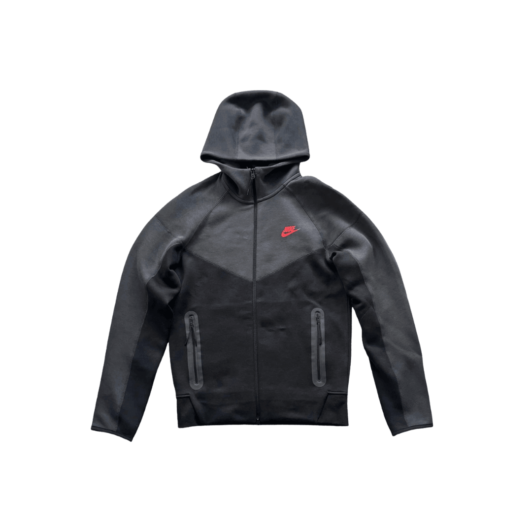 Tech Fleece Season 2025 Jacket - Black/Grey/Red