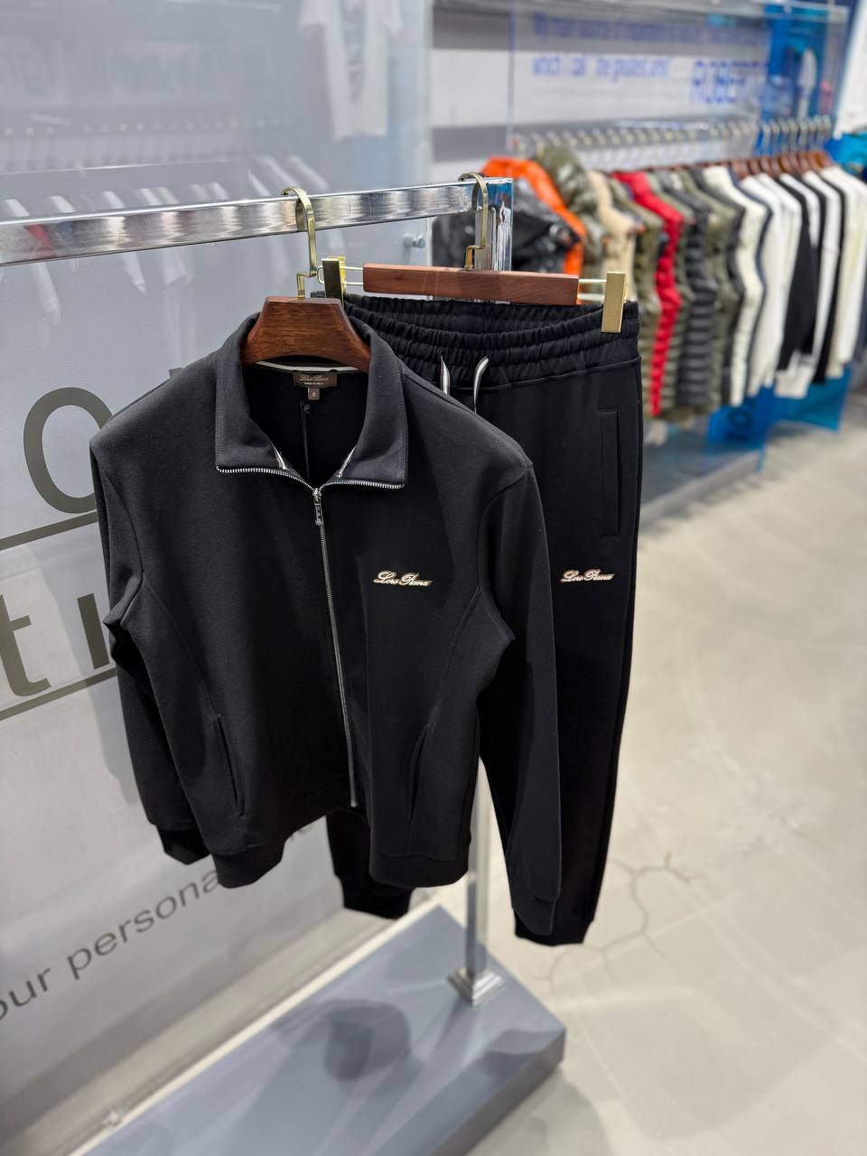 LP Silver Zip Tracksuit - Siyah