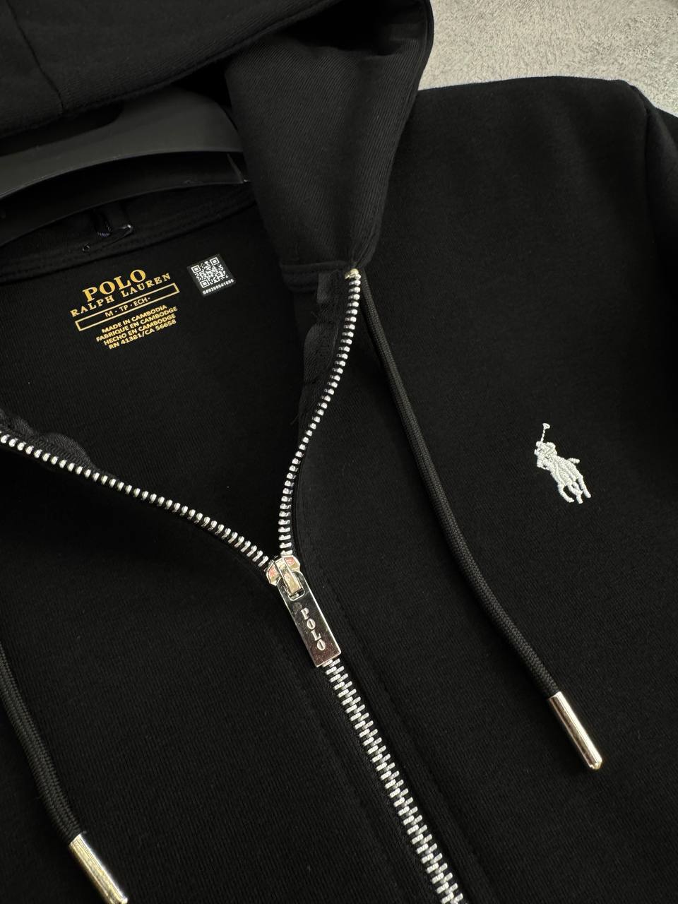 Ralp Lauren Silver Zip