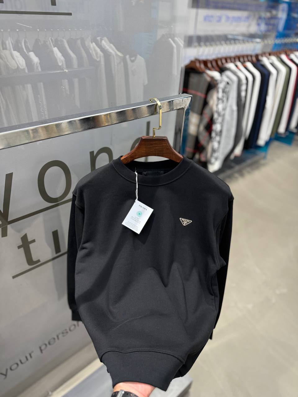  Metalic Basic Sweatshirt