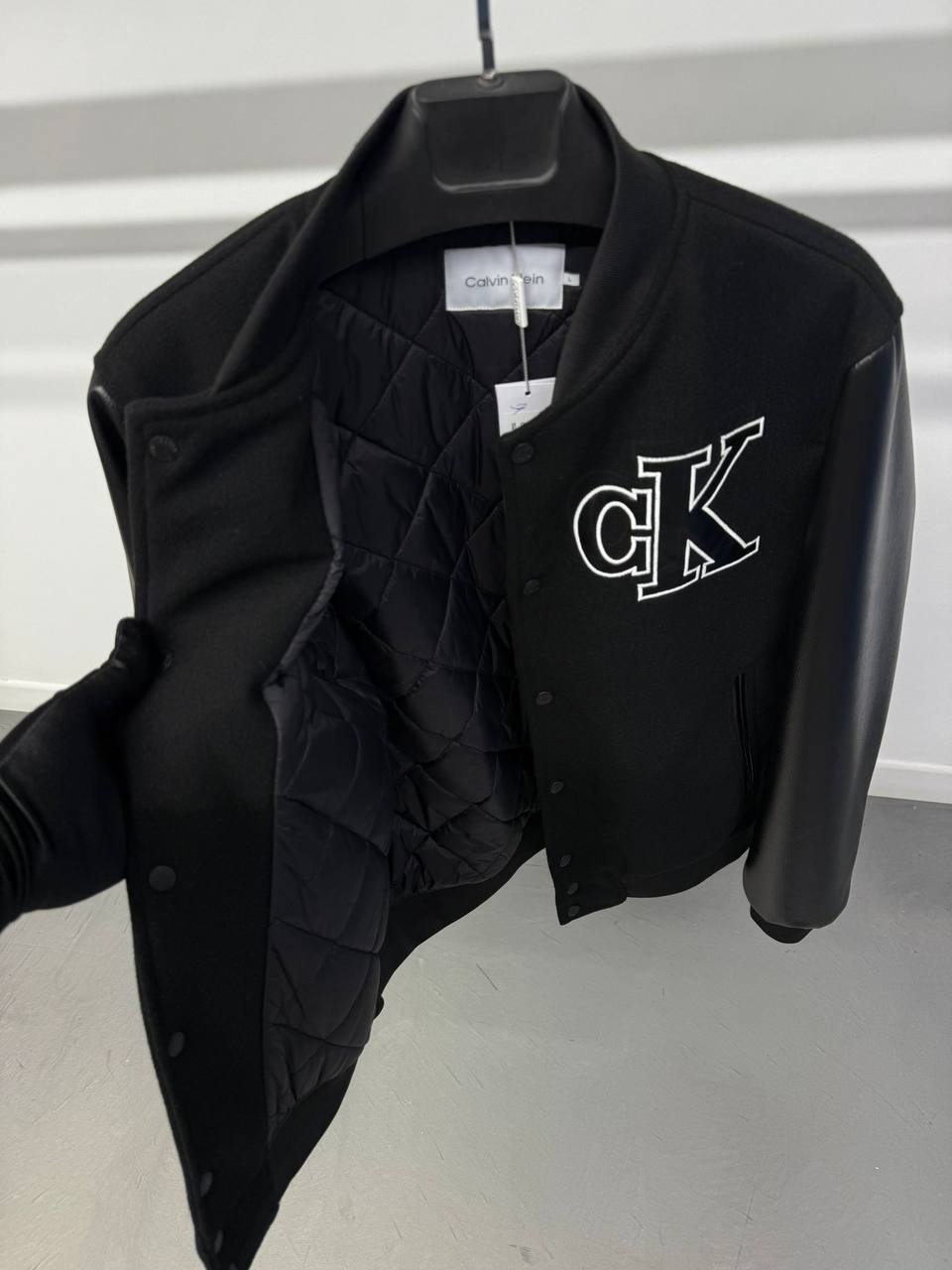CK Leather Arms Jacket