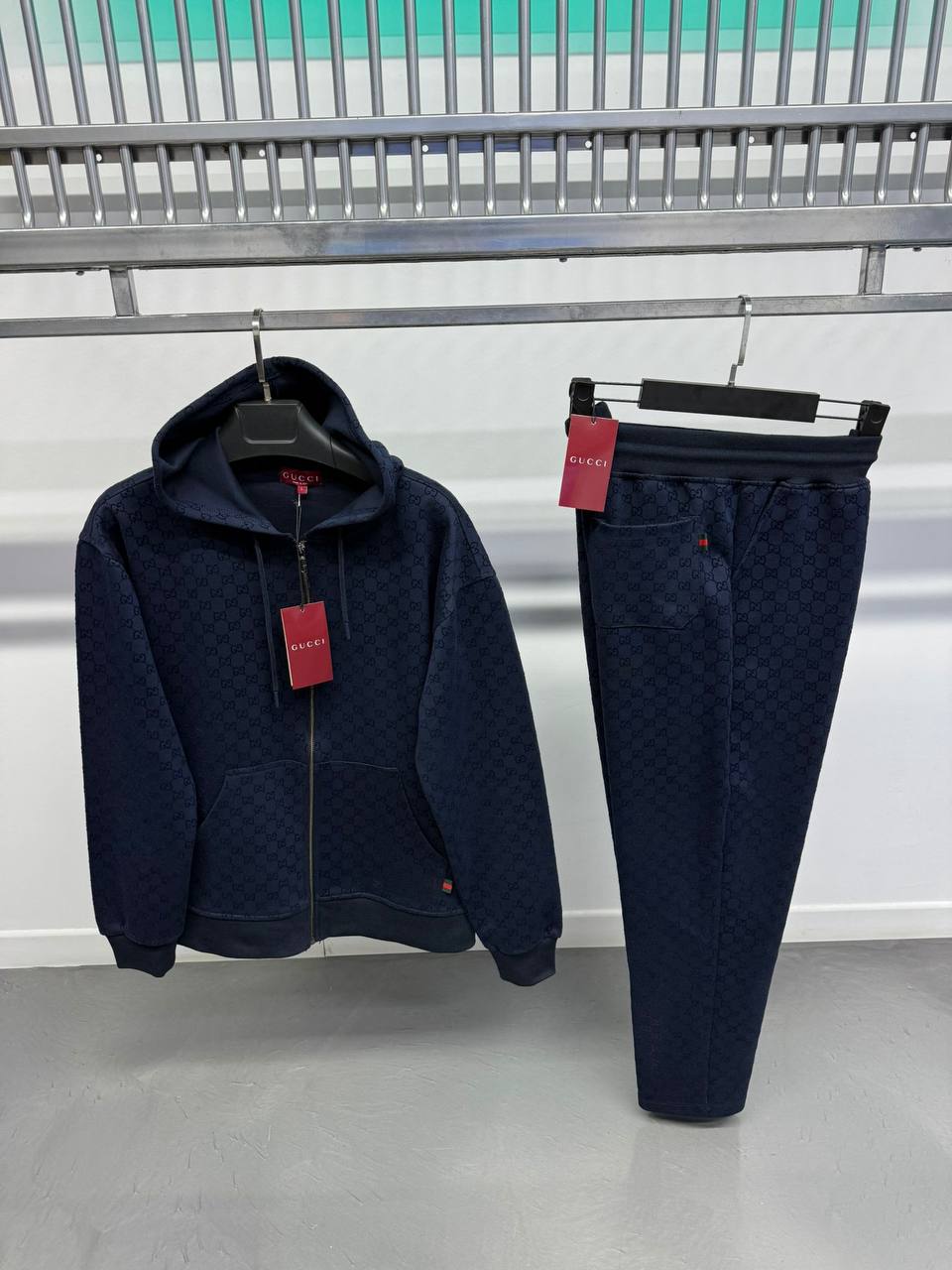 Premium Monogram Tracksuit - Lacivert